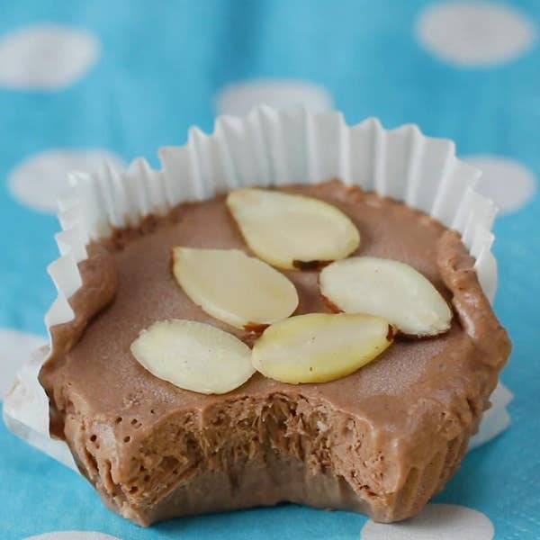 Dairy-Free Chocolate Almond Ice Cream Cups