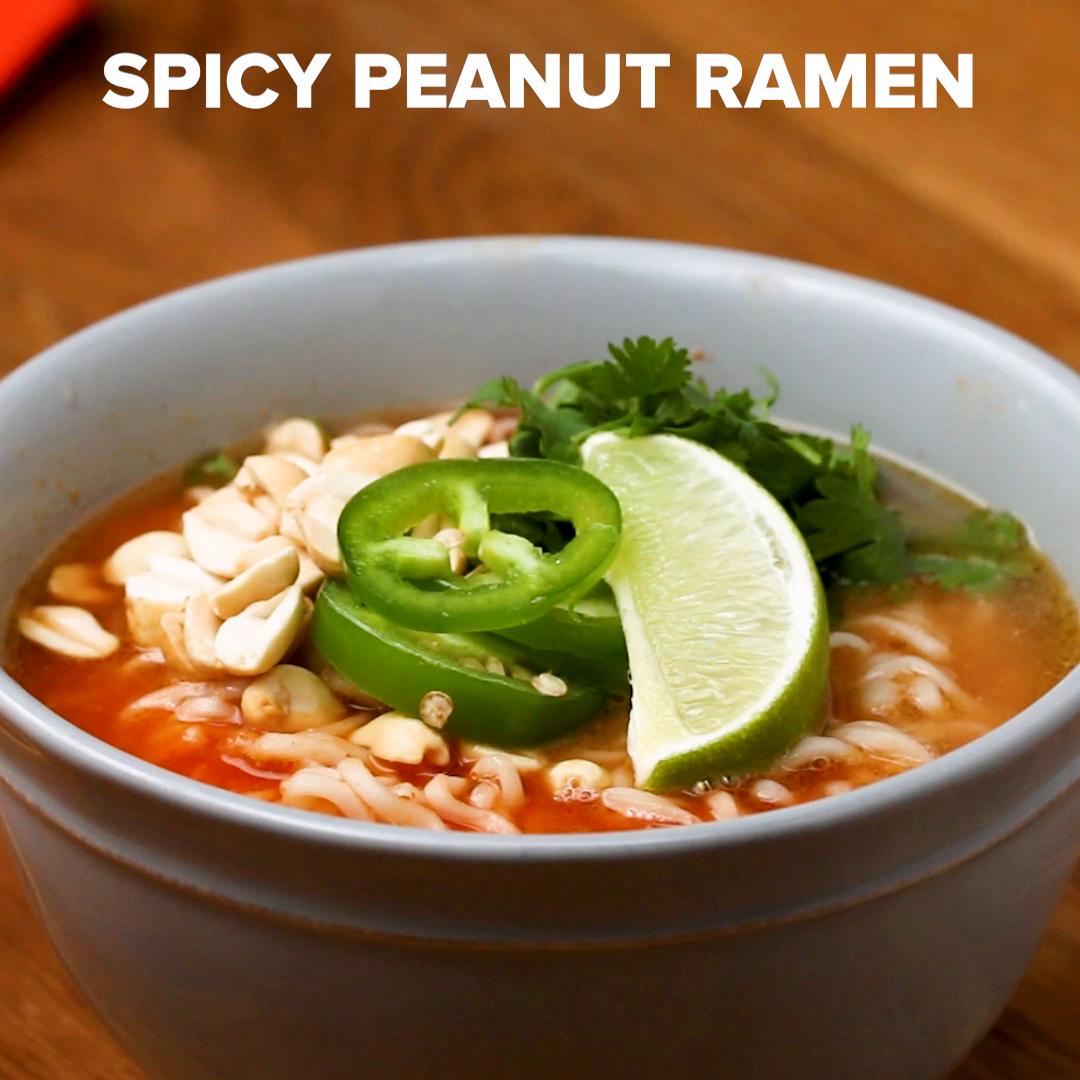 Spicy Peanut Ramen Recipe by Tasty image