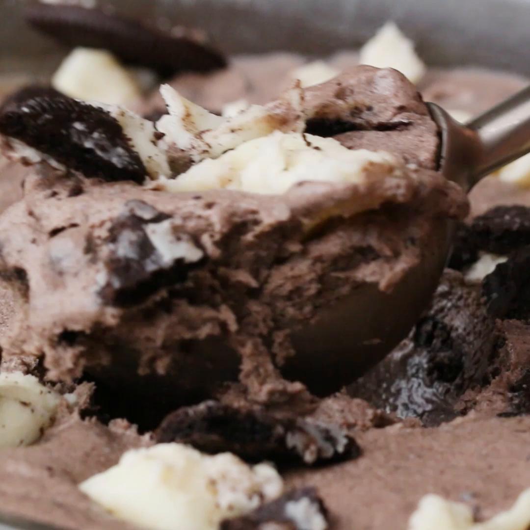 3-Ingredient Cookies 'n' Cream Ice Cream Recipe by Tasty