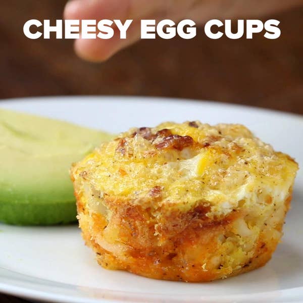 Make-ahead Cheesy Egg Cups