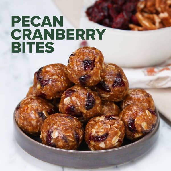Pecan Cranberry Bites