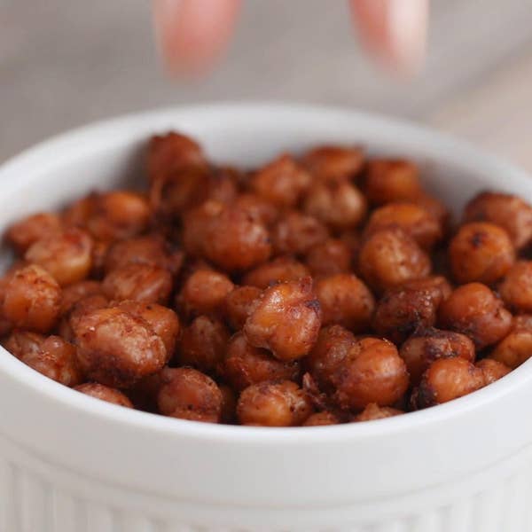 Chili Lime Crispy Chickpeas