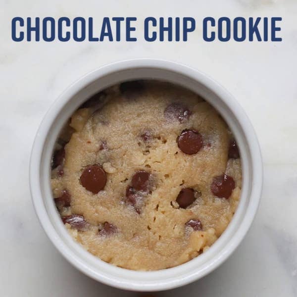 Microwave Chocolate Chip Cookie