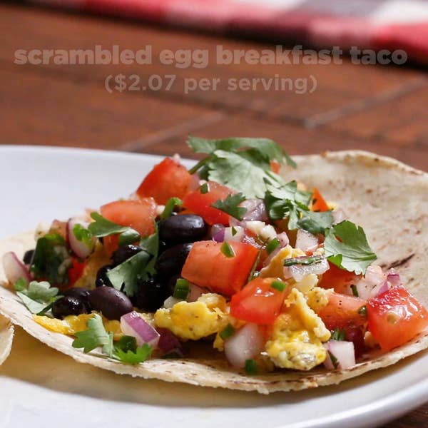 Scrambled Egg Breakfast Tacos