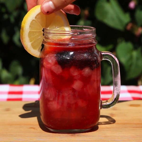 Blackberry Whiskey Lemonade Recipe by Tasty