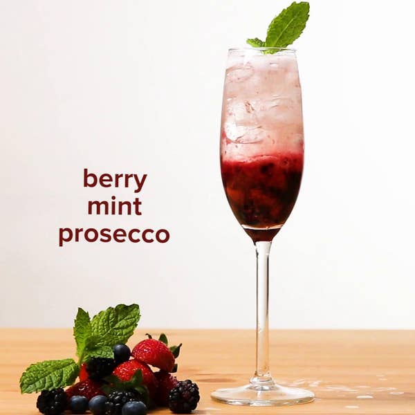Summer Fruit And Mint Prosecco