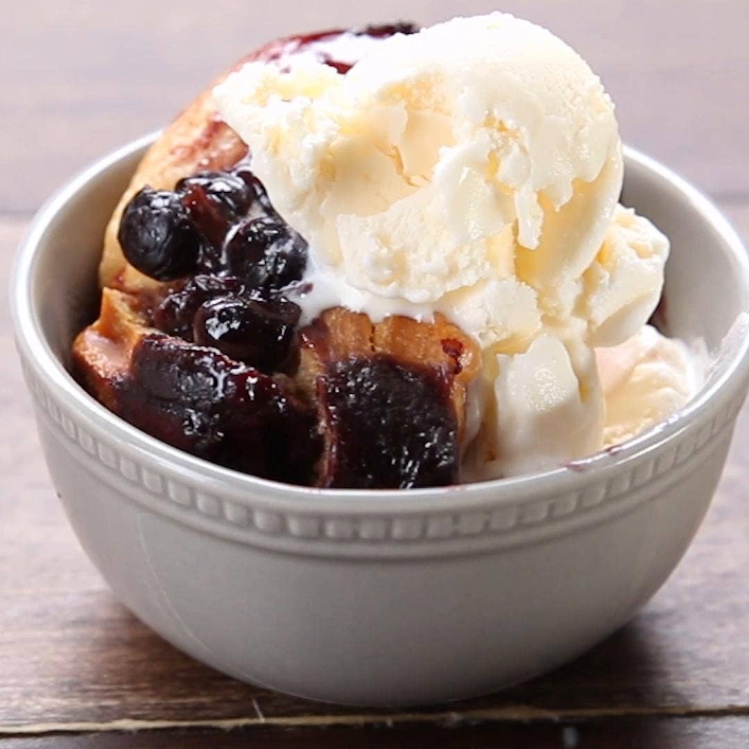 Slow Cooker Blueberry Cobbler Recipe By Tasty