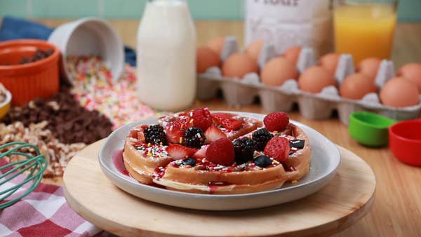 Breakfast Waffle: The Berry Sweetie