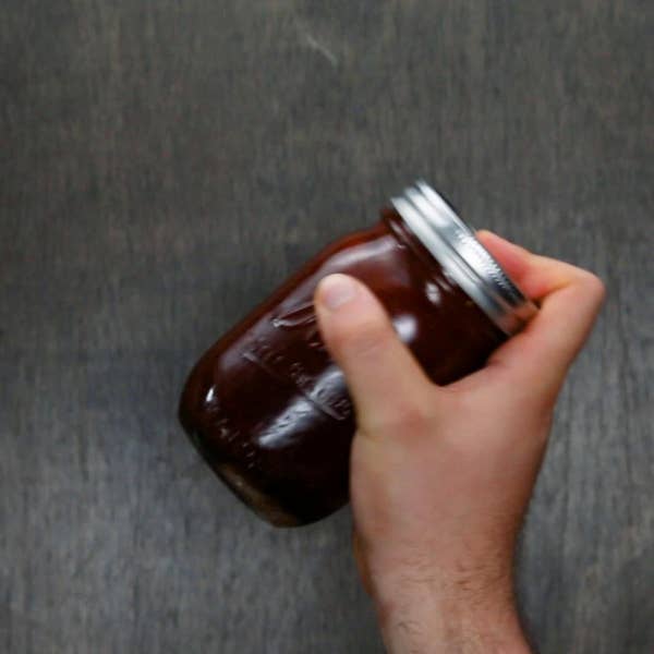 Mason Jar Honey Barbecue Sauce
