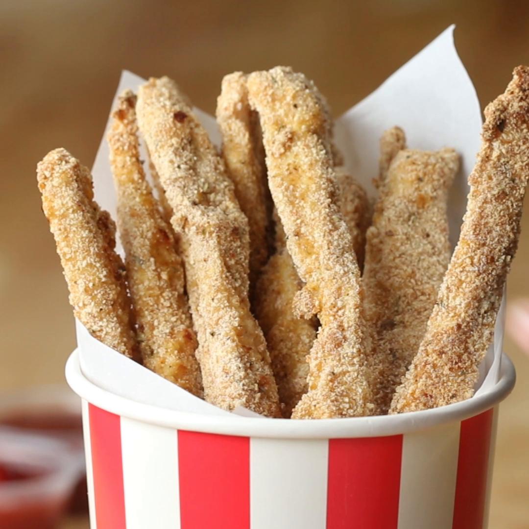 Baked Chicken Fries Recipe by Tasty image
