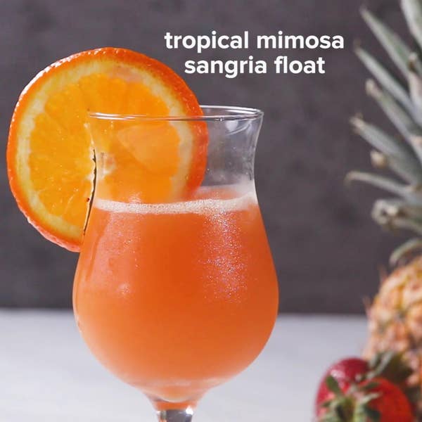 Tropical Mimosa Sangria Float