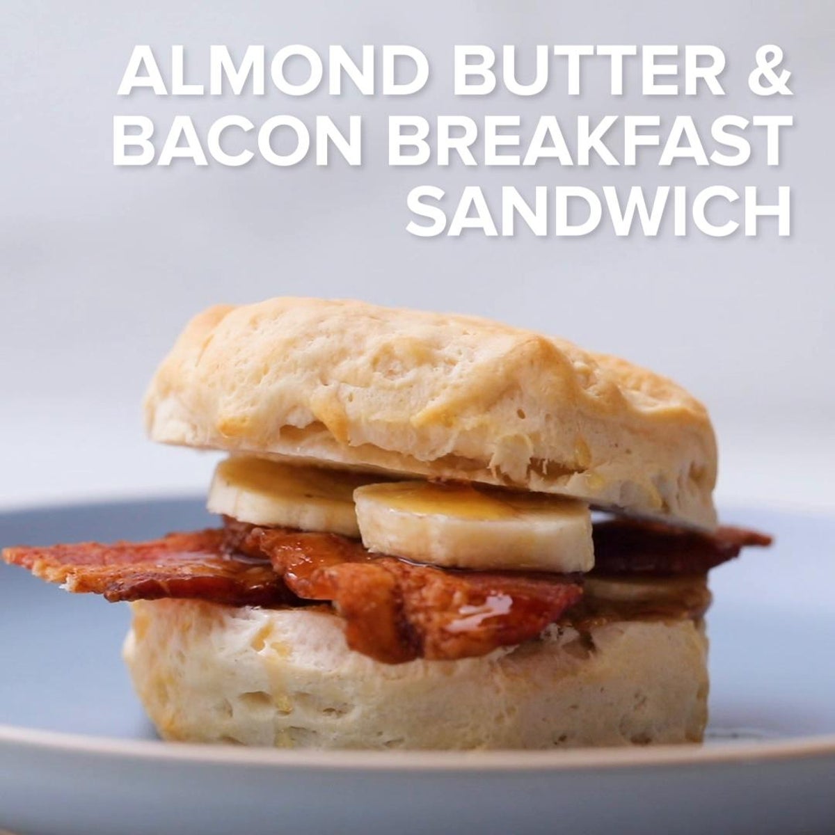 Almond Butter & Bacon Breakfast Sandwich Recipe by Tasty image