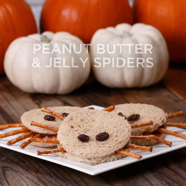 Peanut Butter & Jelly Spiders