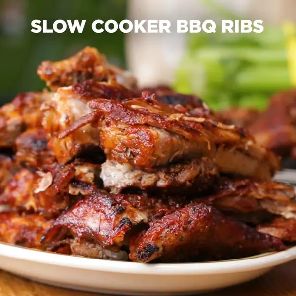 Slow-cooker BBQ Ribs