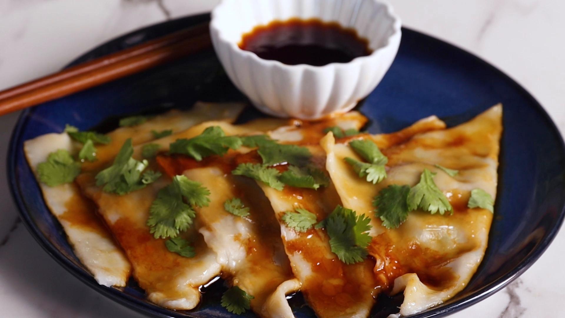 Frying Pan Soup Dumplings Recipe by Tasty