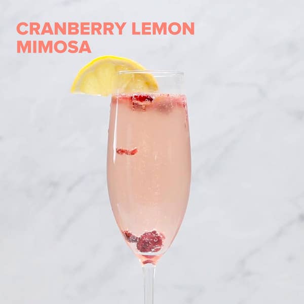 Cranberry Lemon Mimosa