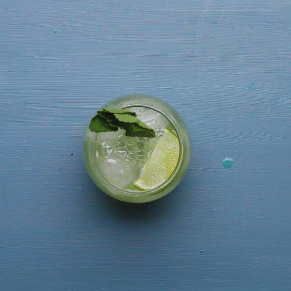 Vodka, Celery & Mint Cocktail