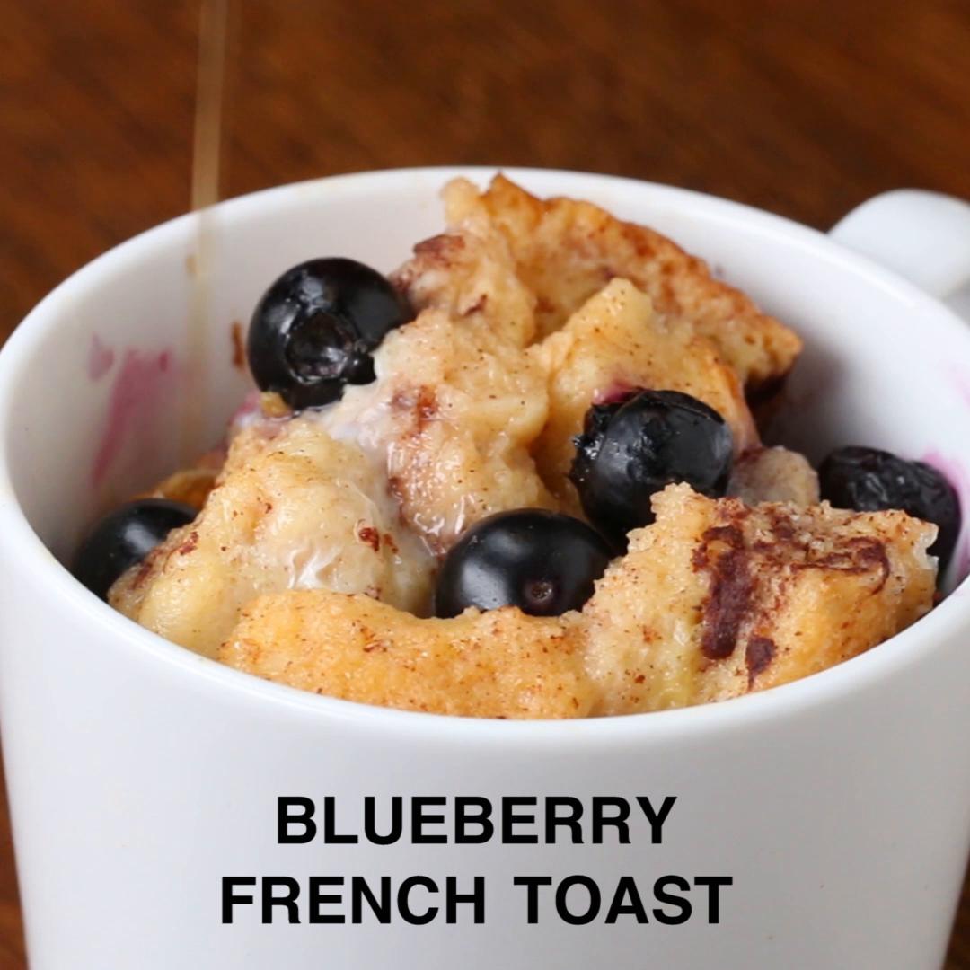 Blueberry French Toast In A Mug Recipe by Tasty