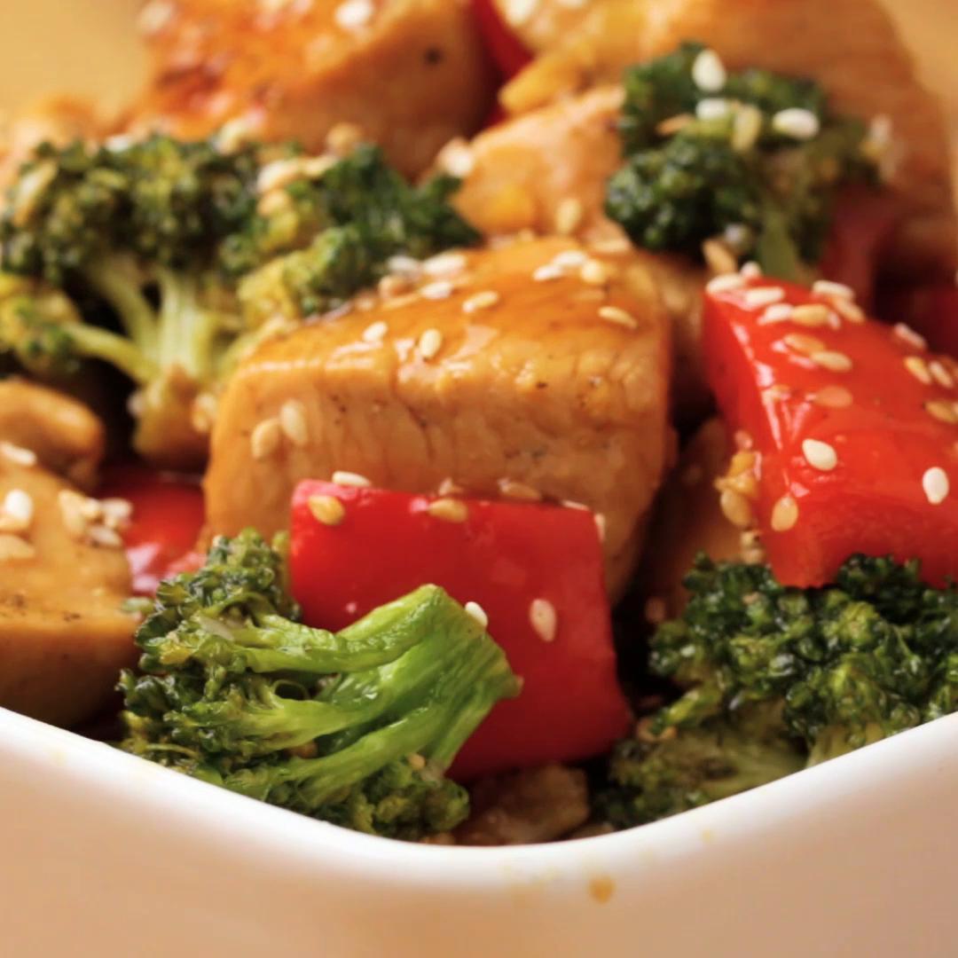 One-Pan Chicken And Broccoli Stir Fry Recipe by Tasty_image