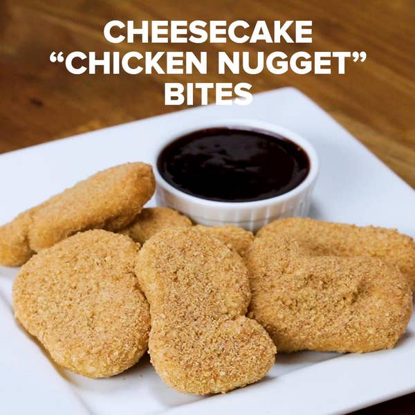 Cheesecake “Chicken Nugget” Bites