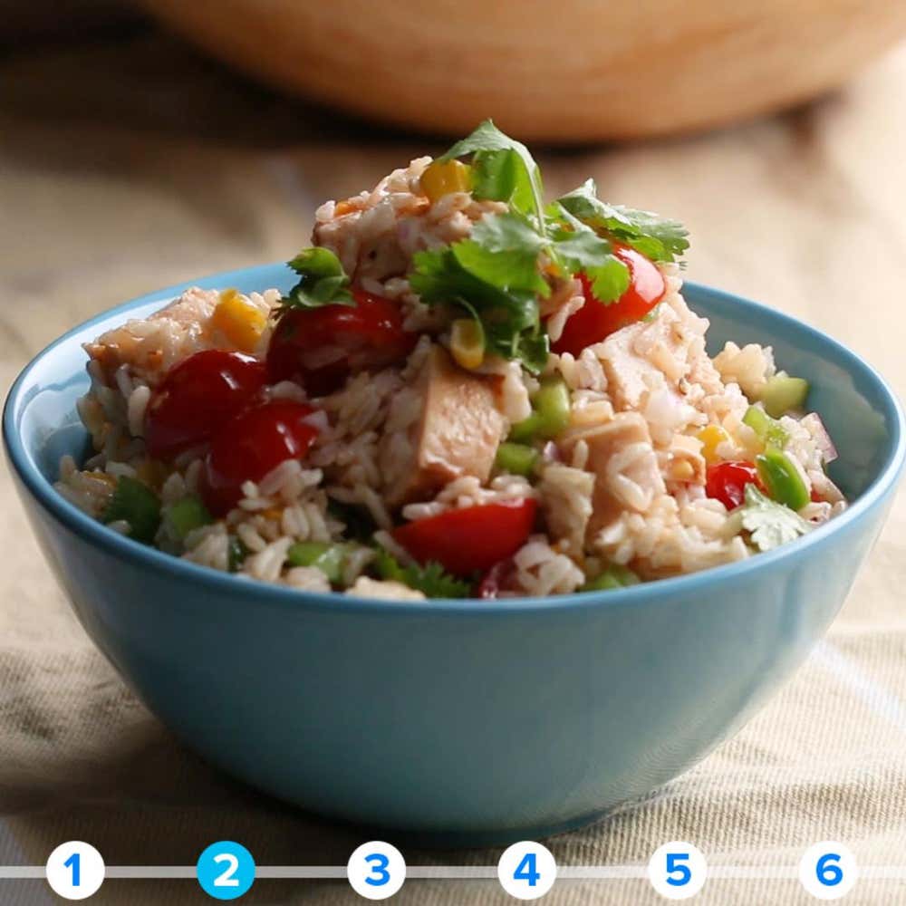 Chipotle Chicken Burrito Bowl Recipe by Tasty