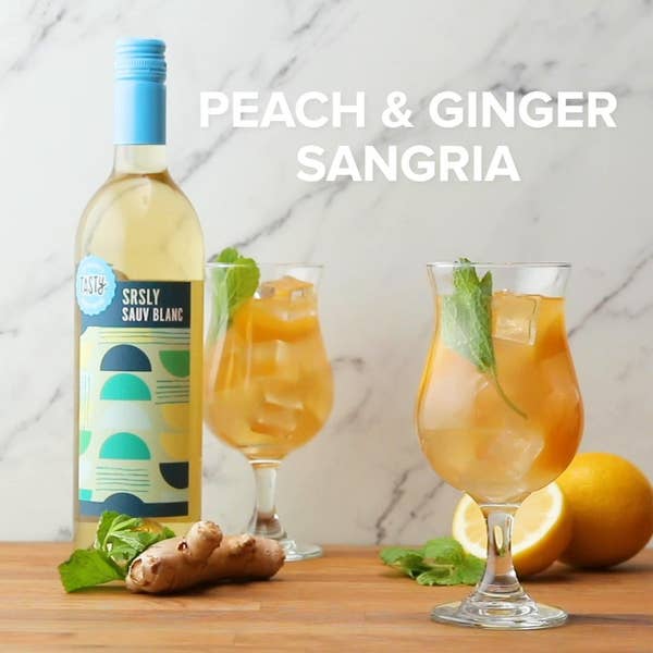 Peach & Ginger Sangria