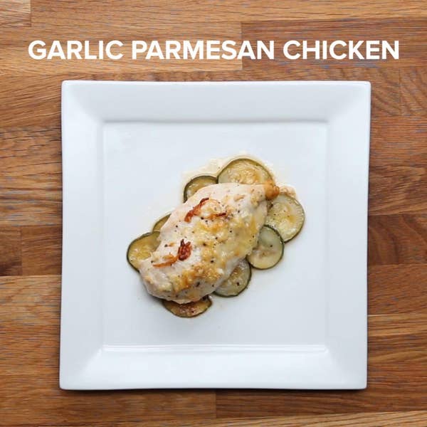 Garlic Parmesan Parchment-baked Chicken