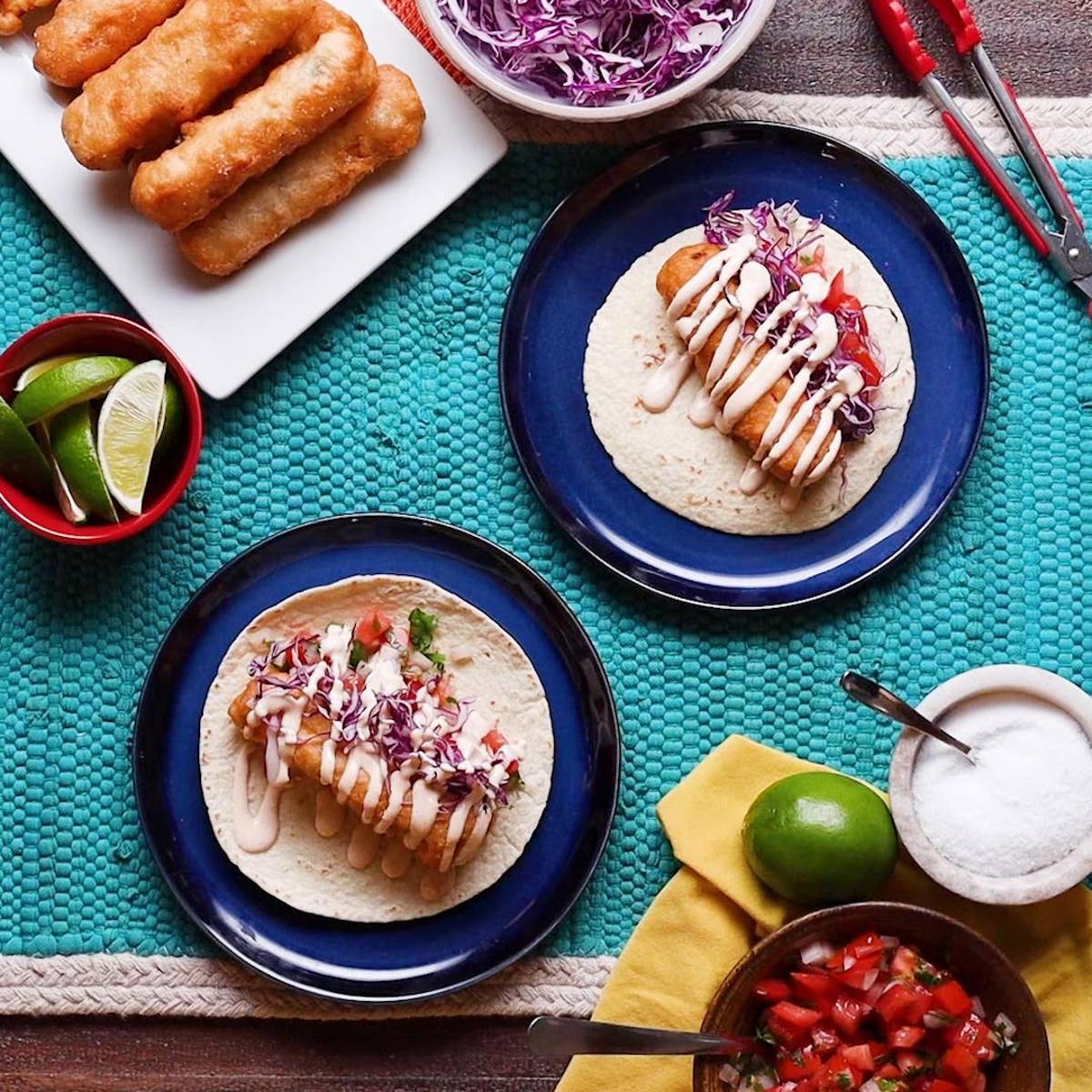 Fried Tofu Tacos