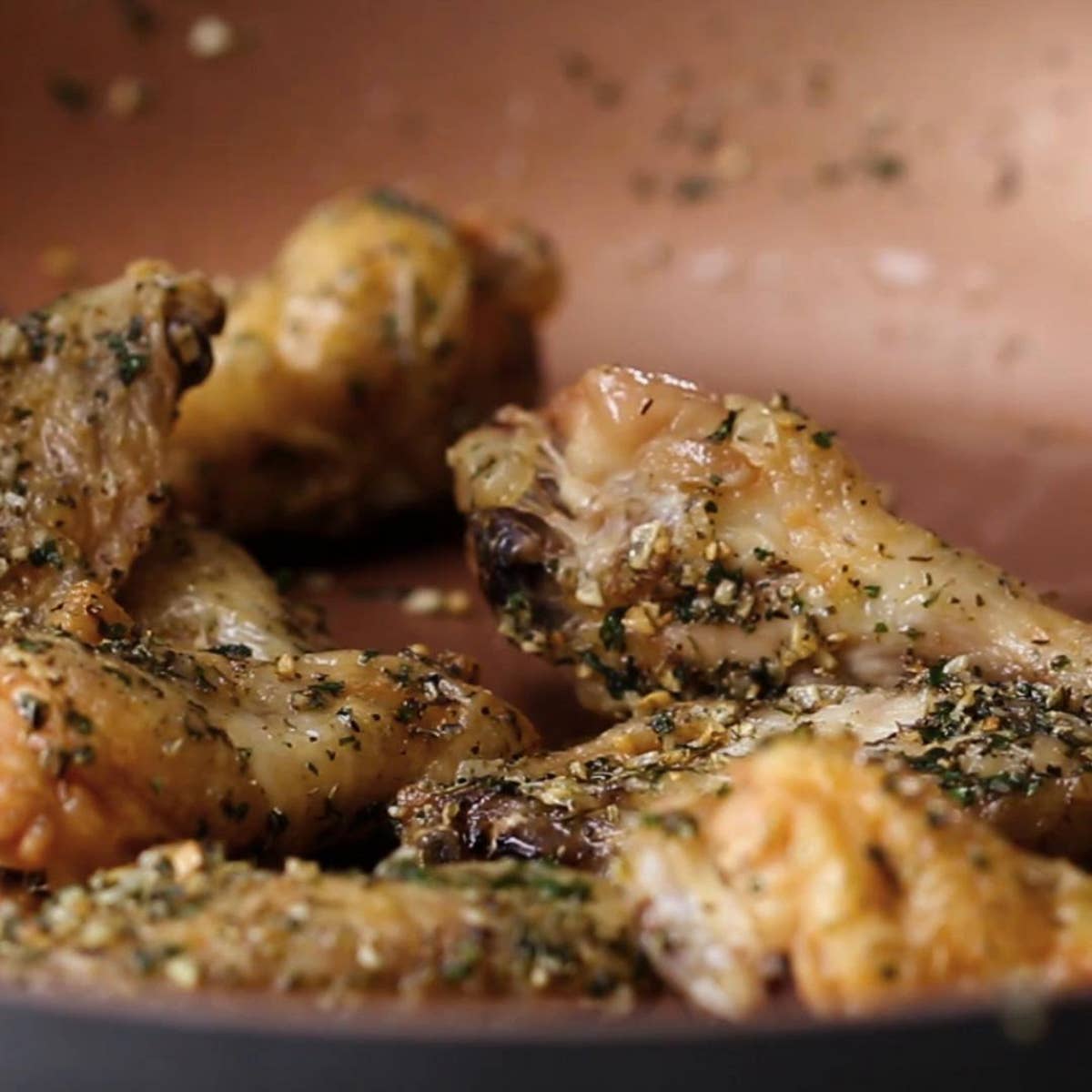 Garlic Herb Baked Wings