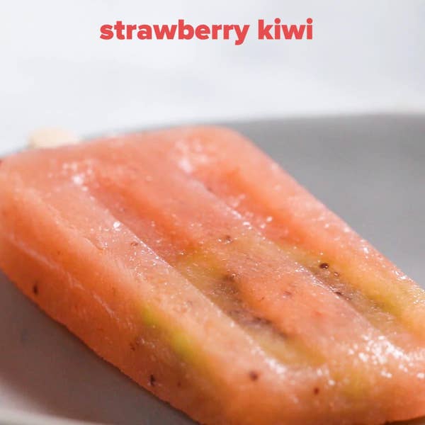 Strawberry Kiwi Sangria Ice Pops