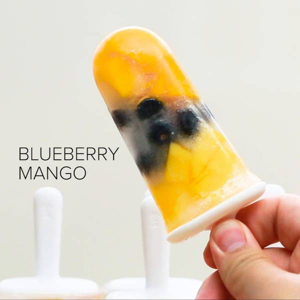 Blueberry Mango Popsicles
