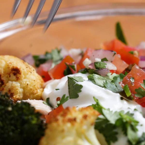 Cilantro-Lime Chicken And Rice Bowl