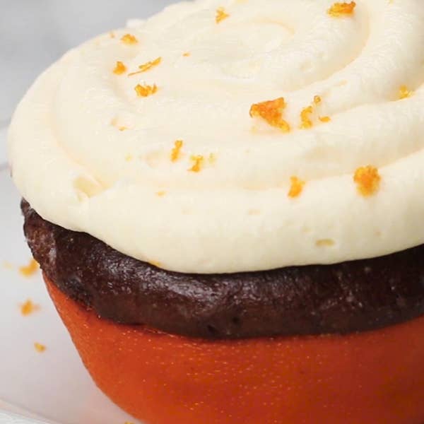 Orange Chocolate Cupcake