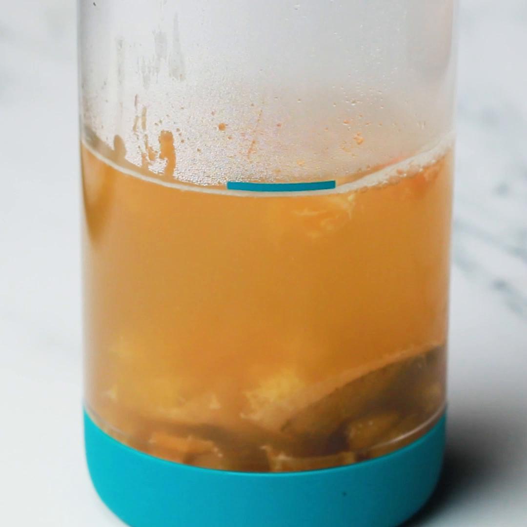 Ginger Peached Mango Iced Tea Recipe by Tasty image