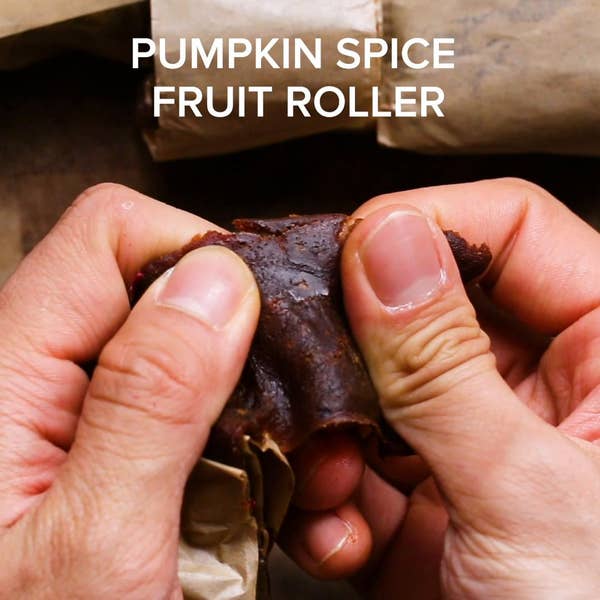 Pumpkin Spice Fruit Rollers