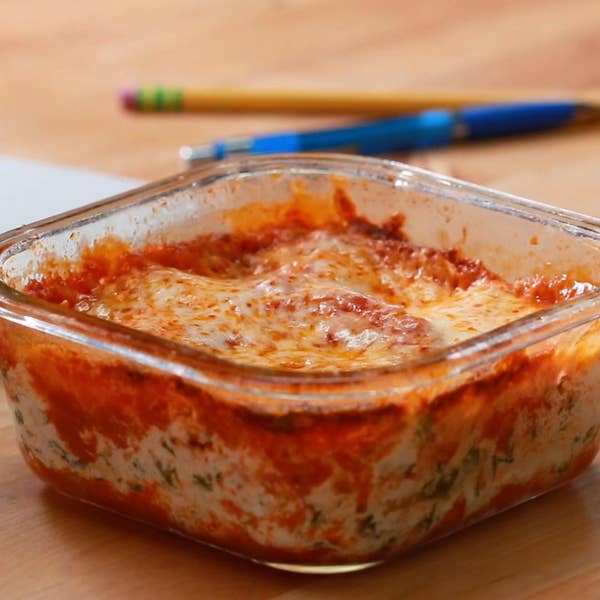 Microwave Meal-Prep Lasagna