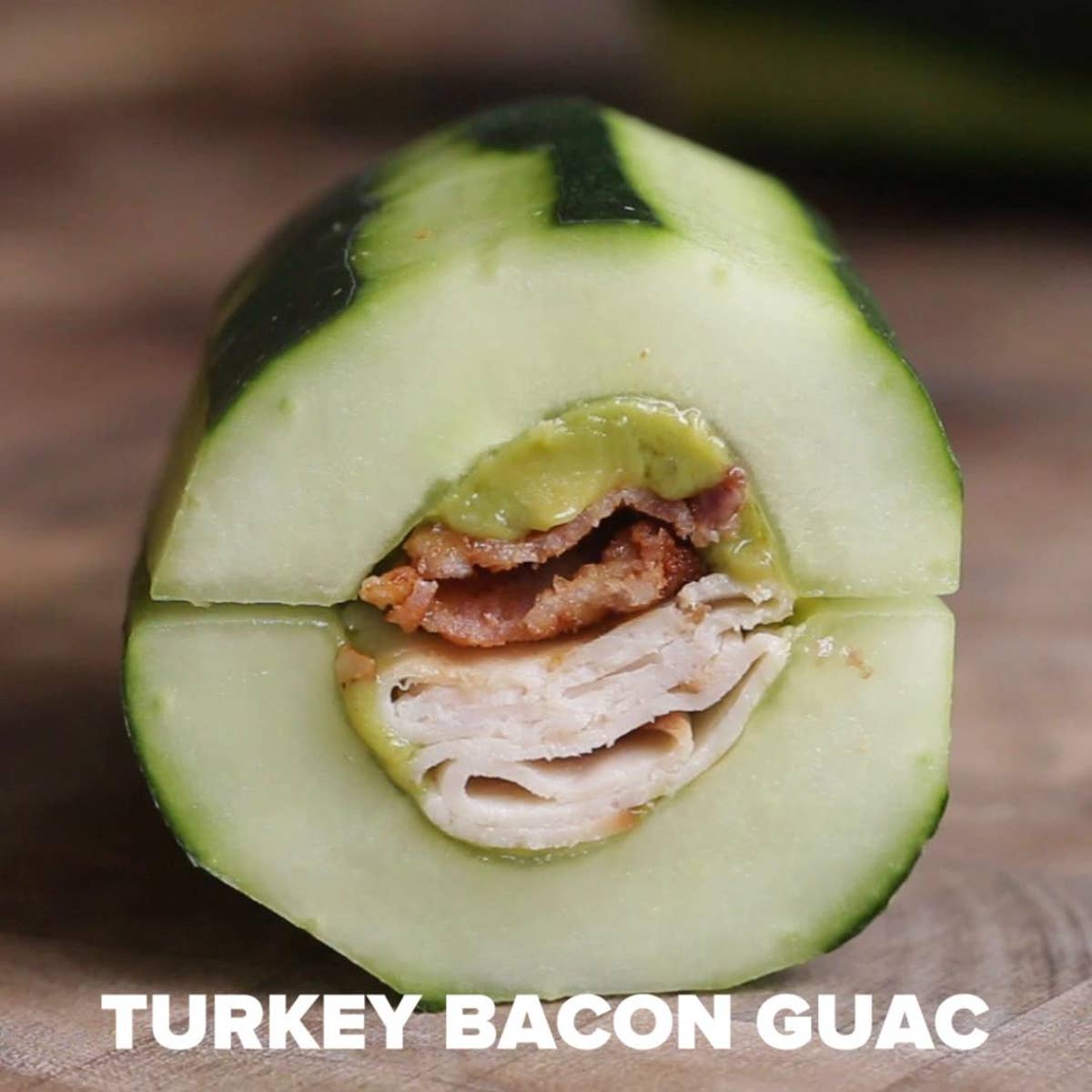 Turkey Bacon Guacamole Cucumber Sub