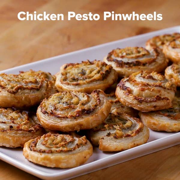 Chicken Pesto Pinwheels