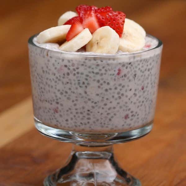 Peanut Butter Banana Crunch Chia Seed Pudding Recipe by Tasty