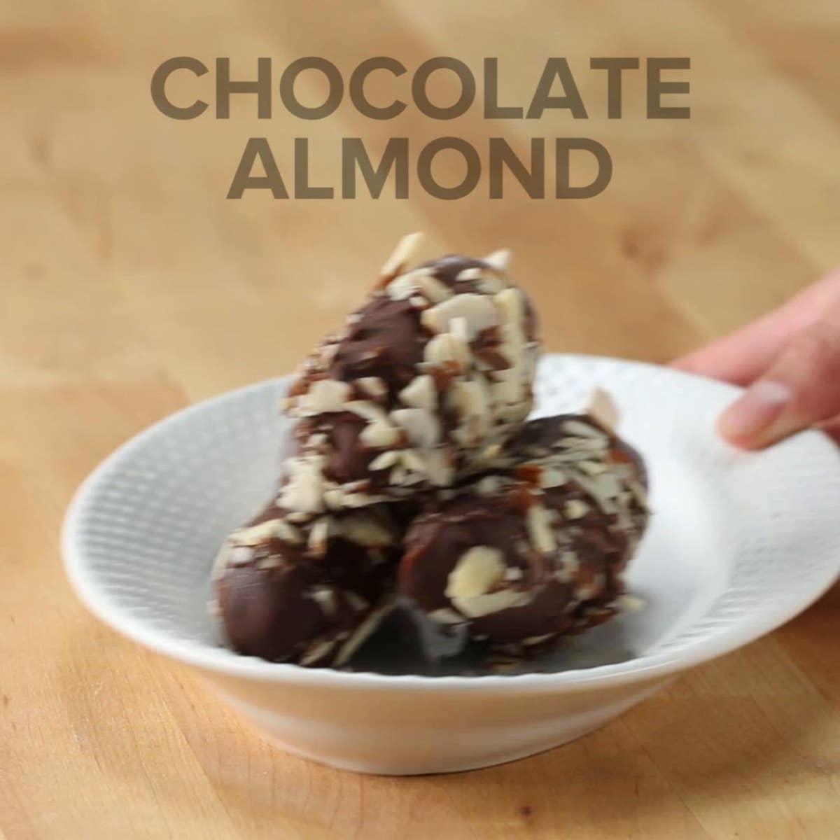Chocolate Almond Frozen Banana