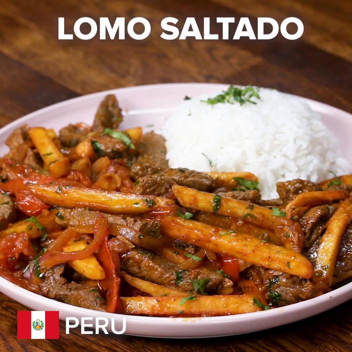 Peruvian Lomo Saltado Recipe By Tasty