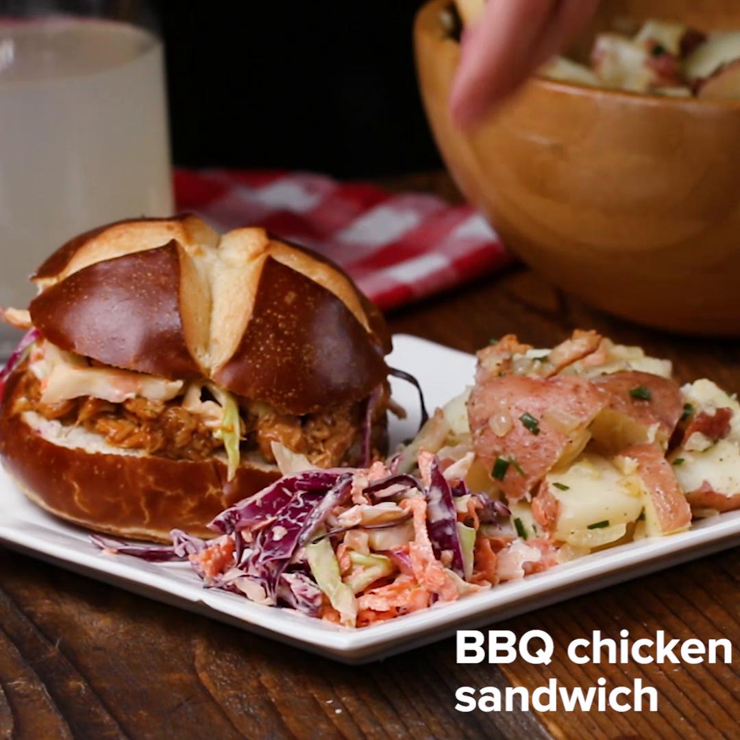 bbq chicken breast sandwich
