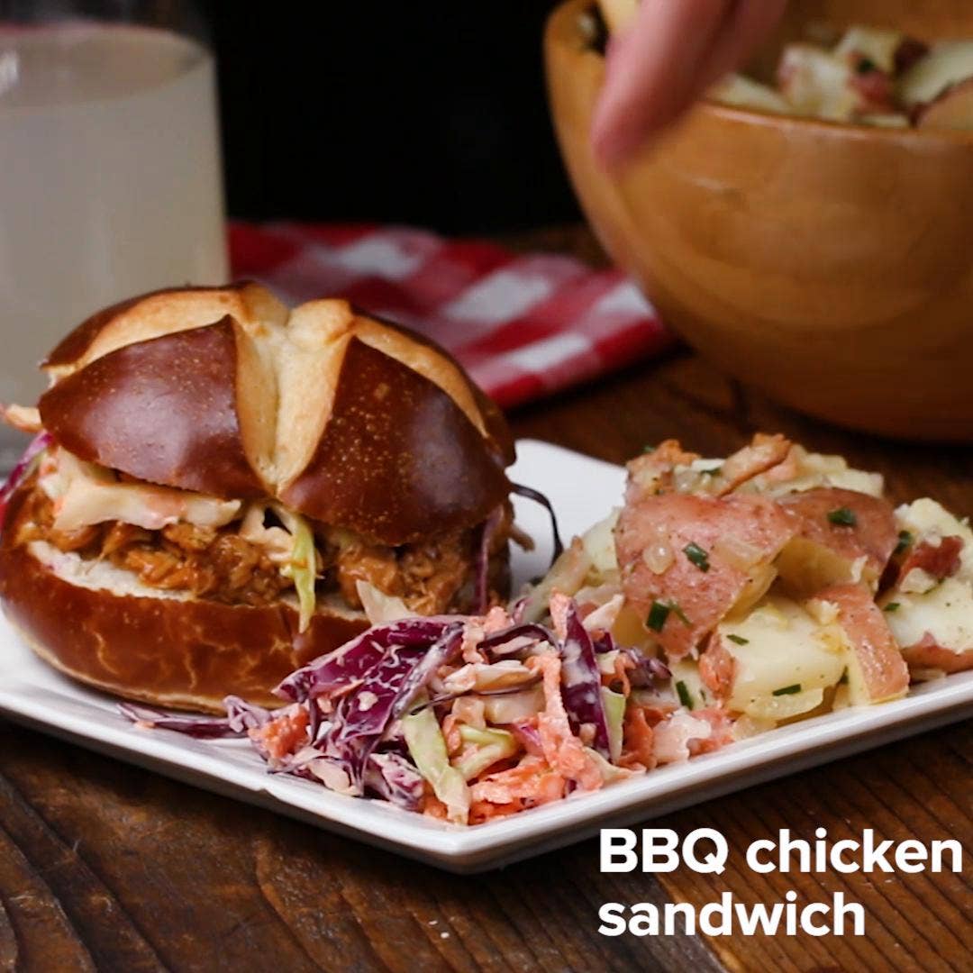 Bbq Chicken Sandwich Recipe By Tasty