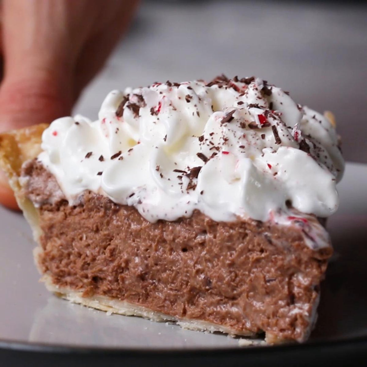 Chocolate Peppermint Silk Pie Recipe by Tasty-image