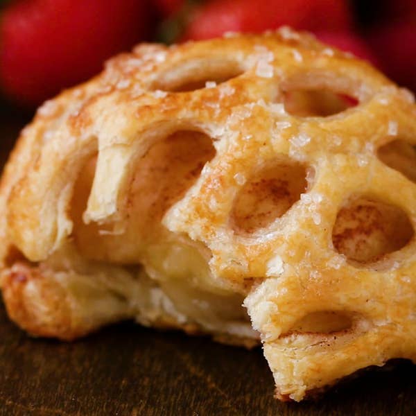 Caged Apple Puff Pastry