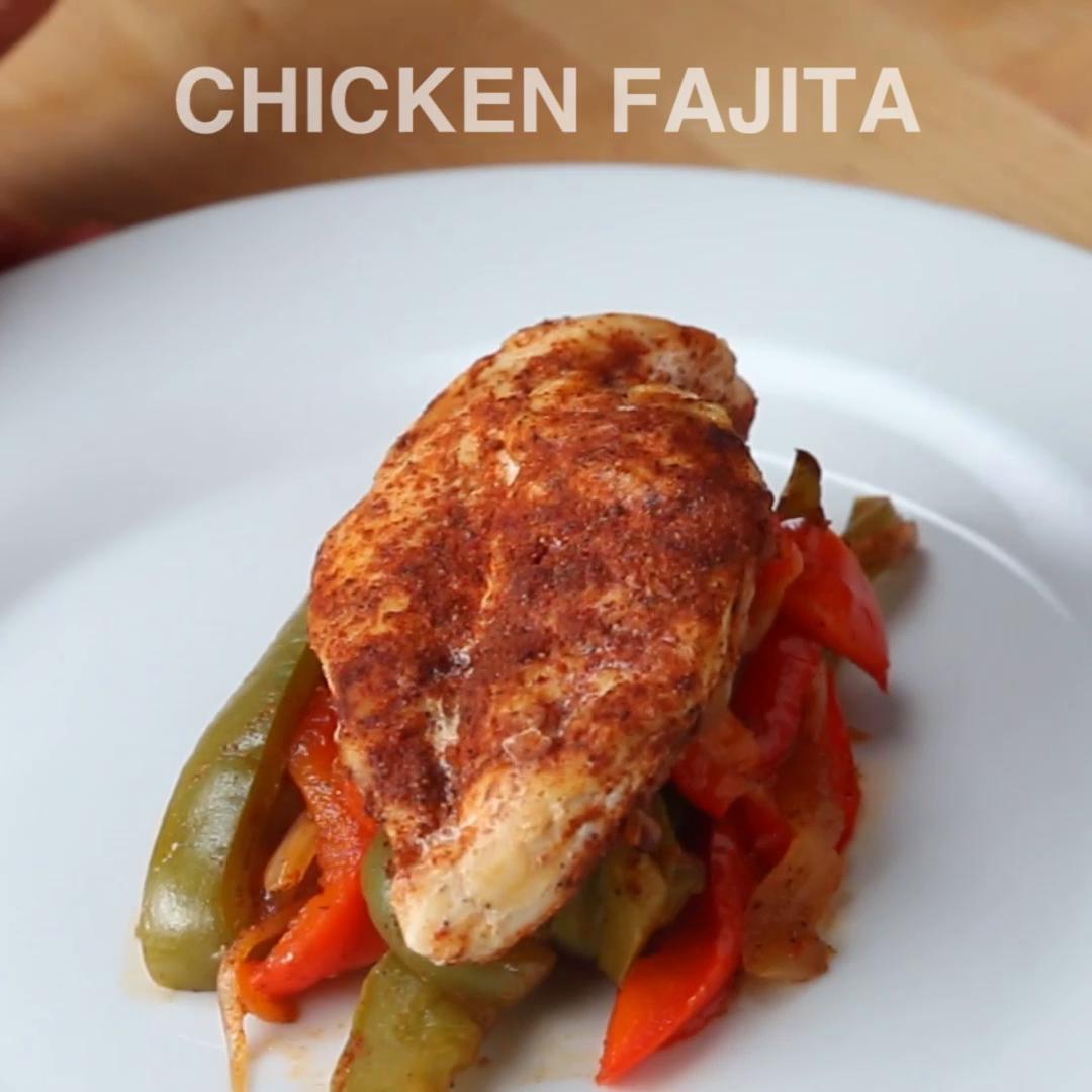 One Pan Chicken Fajita Recipe By Tasty