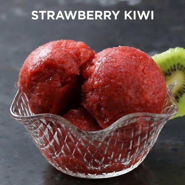Strawberry Kiwi Sorbet