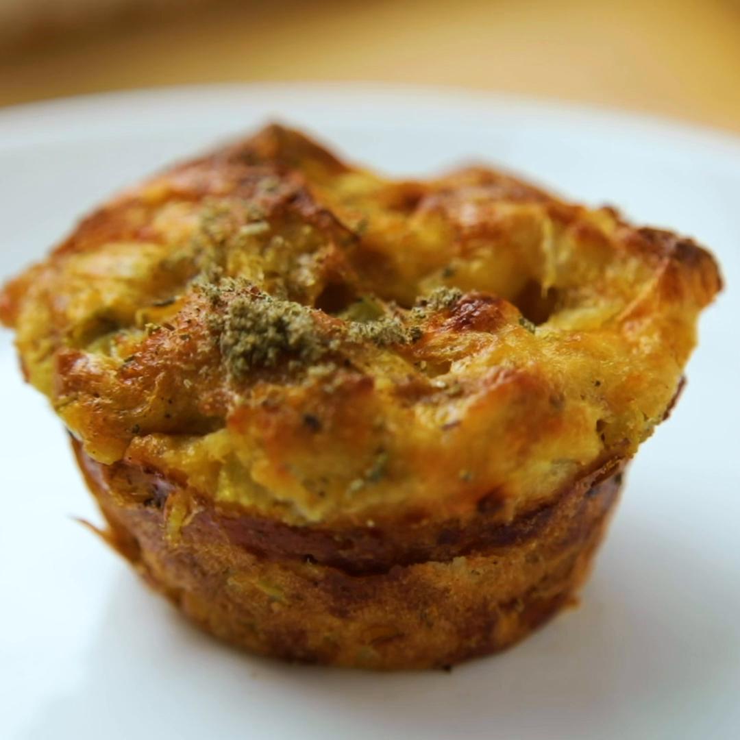 Cheddar And Herb Stuffin’ Muffins Recipe by Tasty