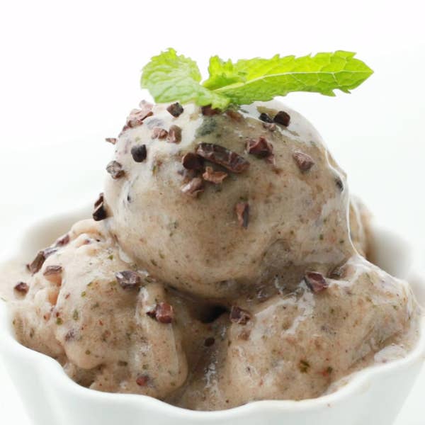 Mint Chocolate Chip Nice Cream