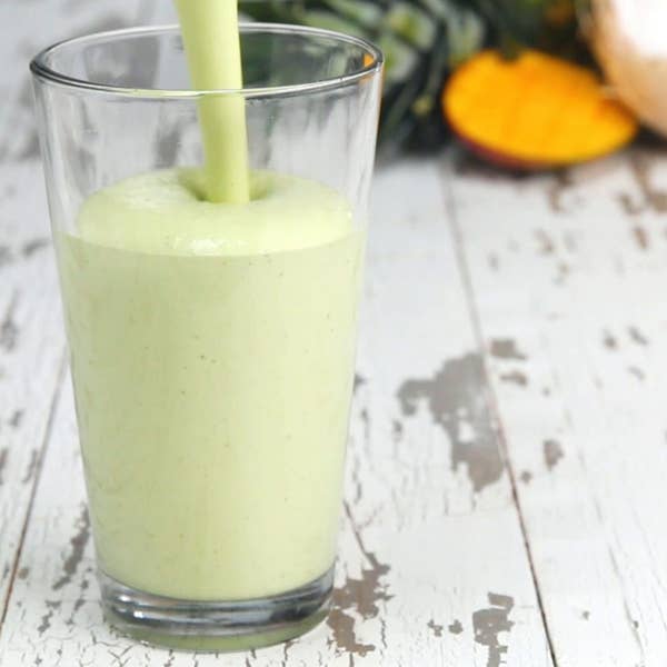 Tropical Green Protein Smoothie